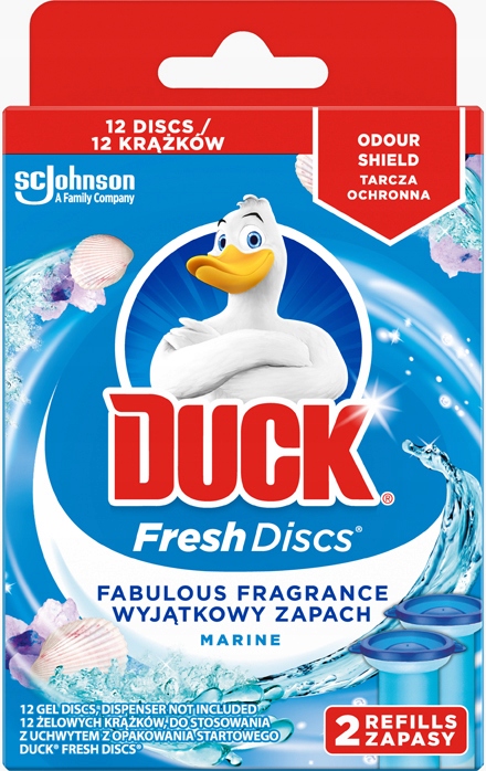 

Duck Krążki Żelowe Do Wc Zapas Marine 2x36ml