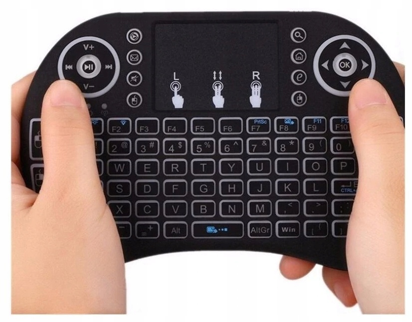 PODŚWIETLANA KLAWIATURA BEZPRZEWODOWA i8 Smart TV Producent Roneberg