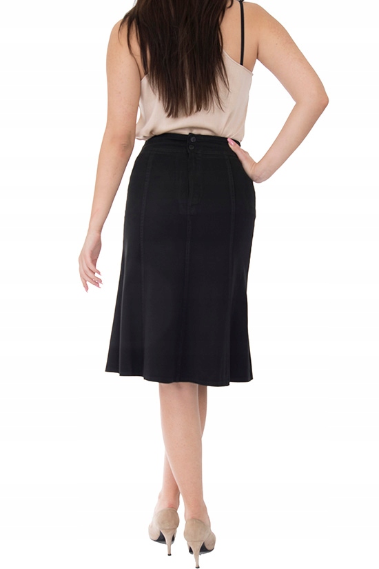 SPÓDNICA BAWEŁNA ROZKLOSZOWANA (38-52) KOLORY r.48 Materiał dominujący bawełna