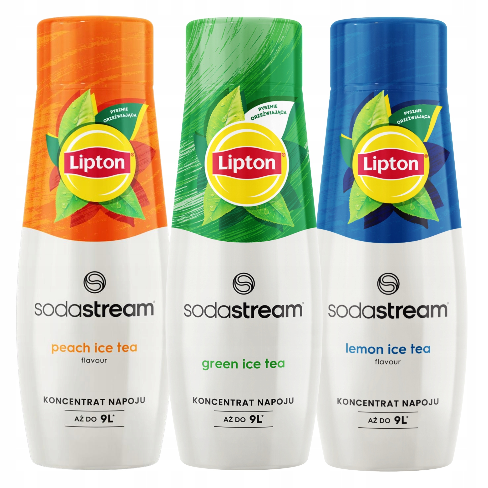 Sodastream Lipton Ice Tea Koncentráty Peach Lemon Green pro saturátor