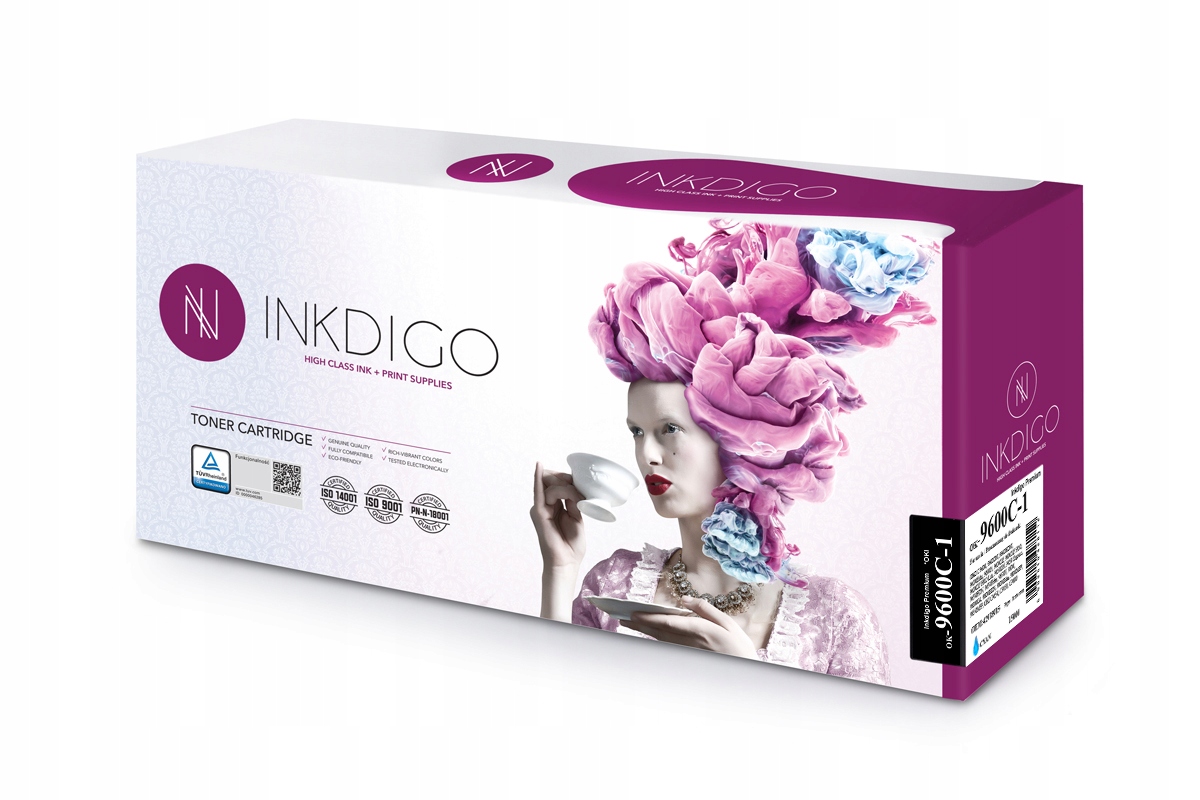 Toner Inkdigo do Oki C 9600 15K Cyan 42918915