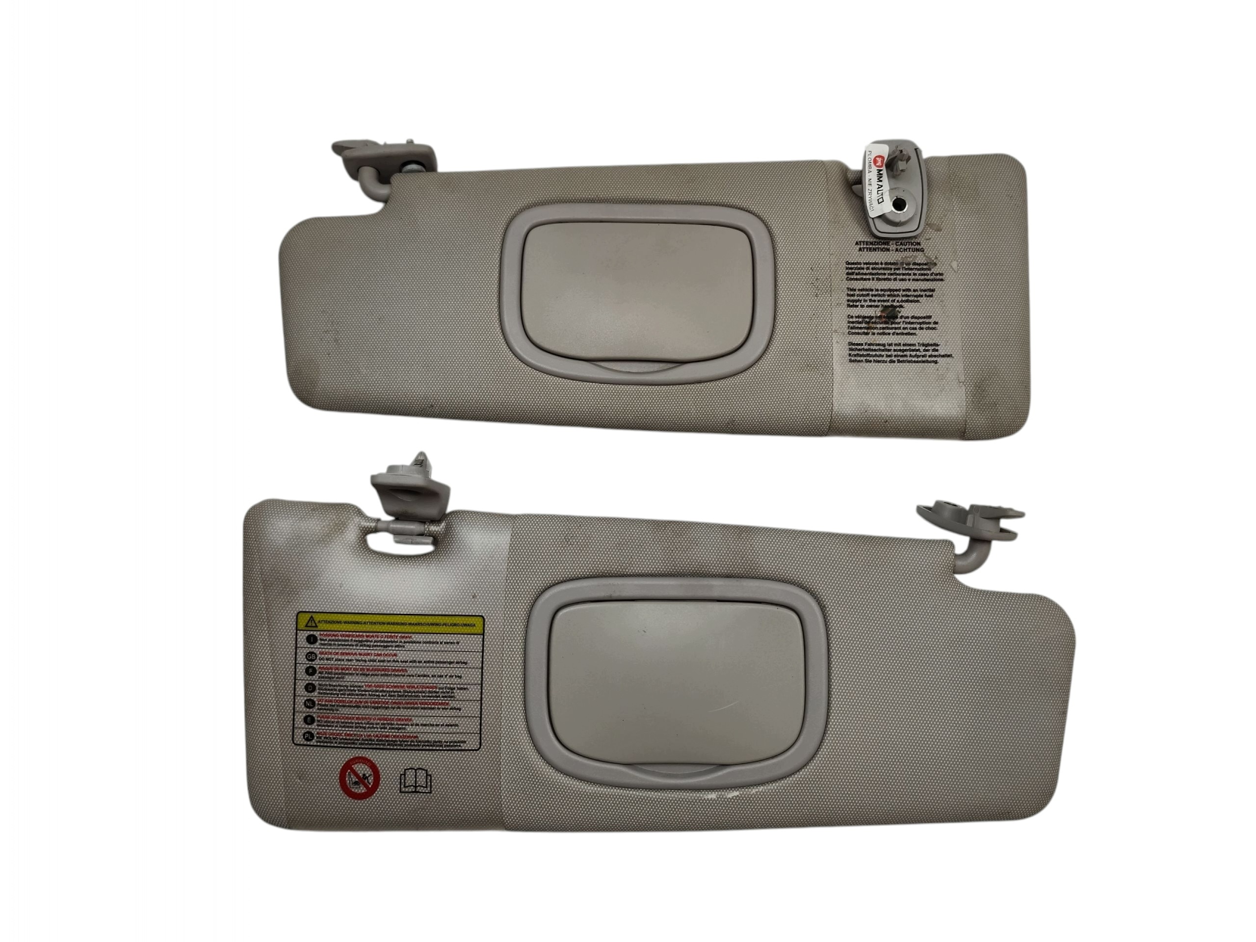 SLONECZNIKI visor visor left right KPL FIAT BRAVO II