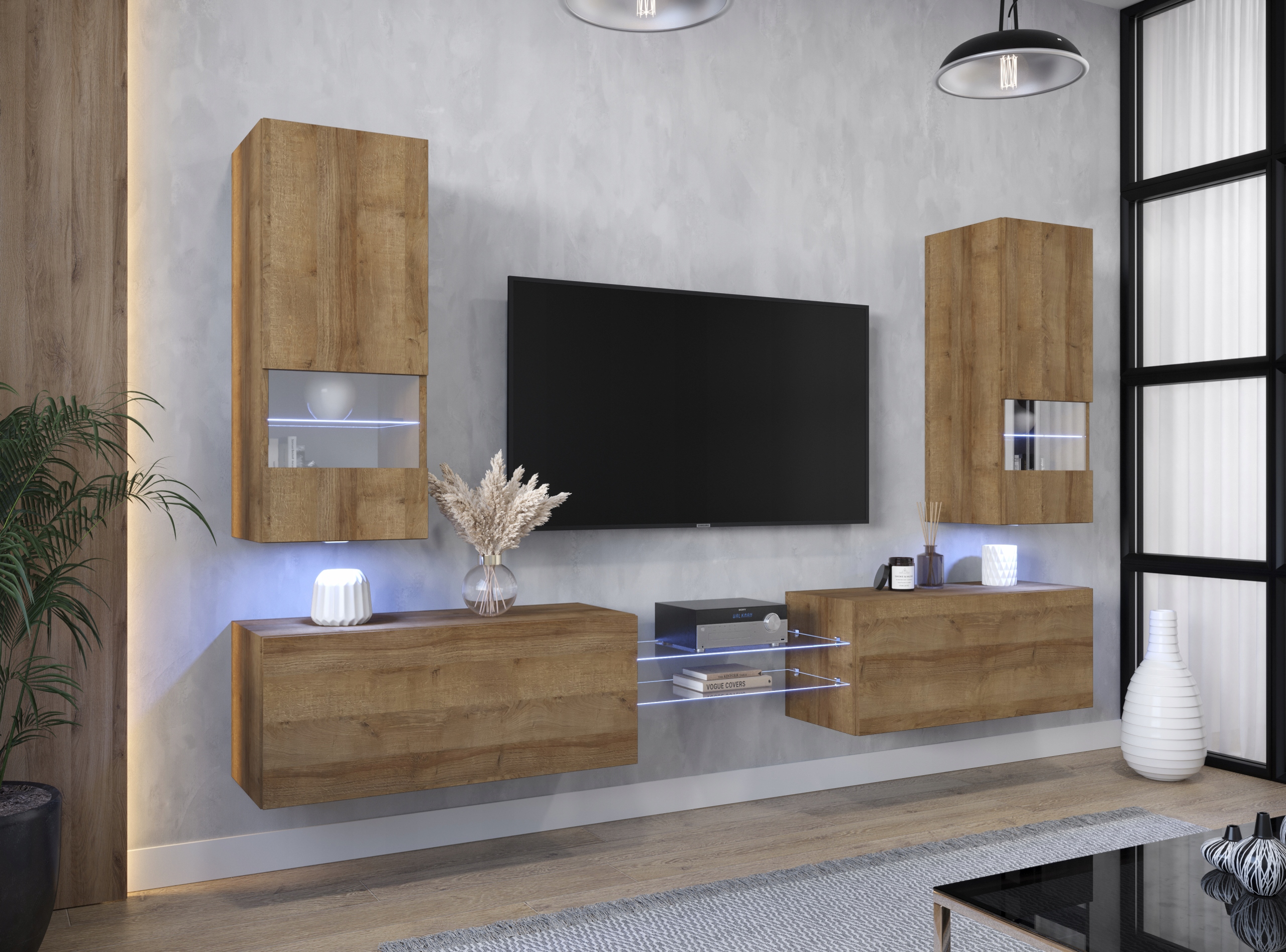 Meble Do Salonu Nowoczesna Meblościanka AN21 New