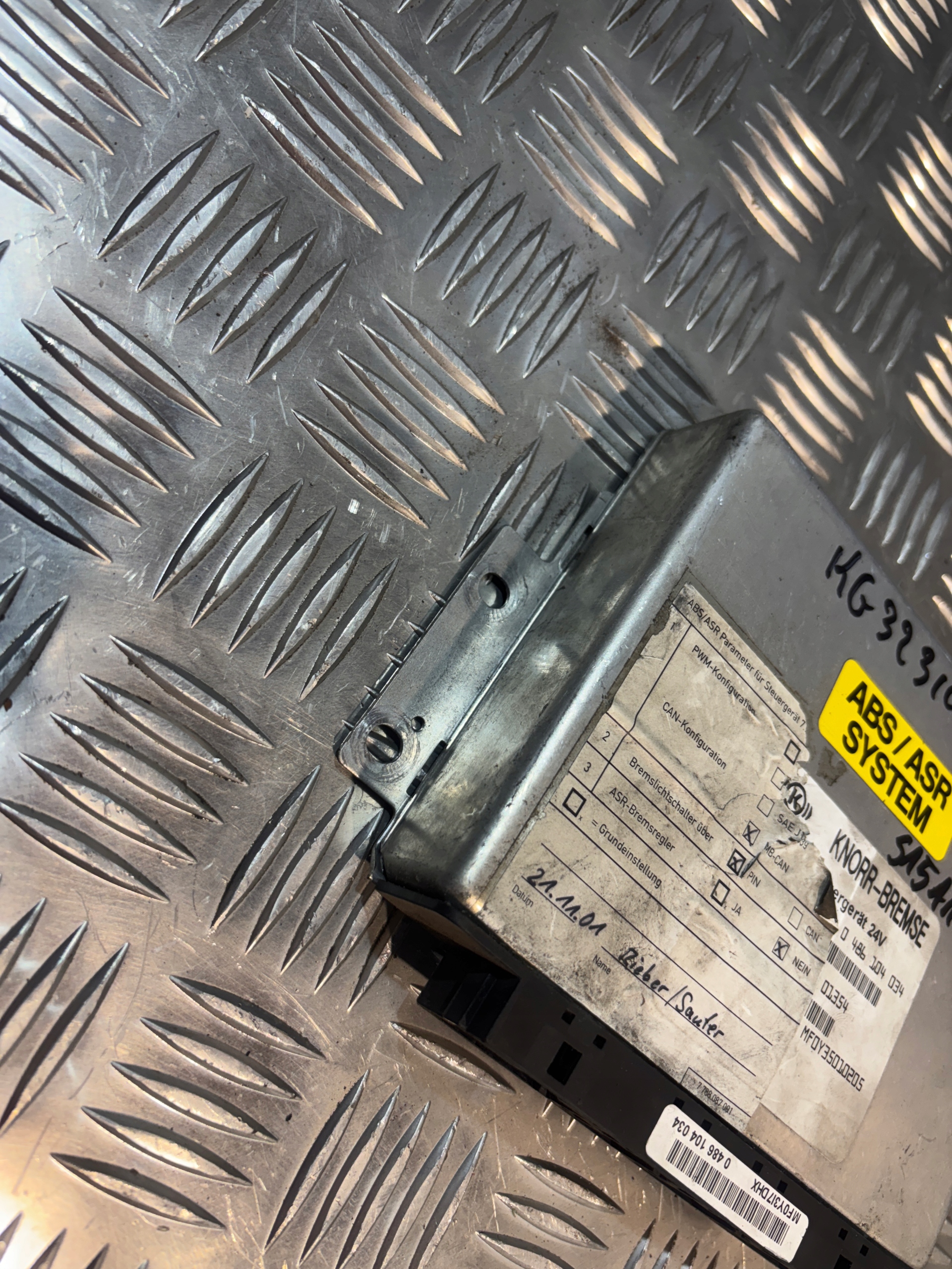control unit ABS/ASR Knorr-Bremse 0486104034