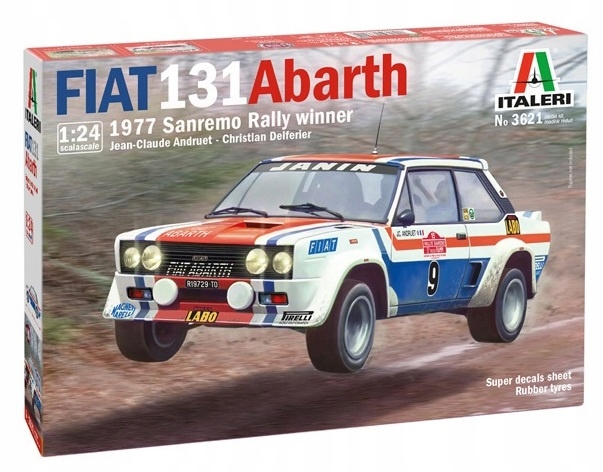 1:24 Fiat 131 Abarth 1977 Sanremo Rally Winner Rally San Remo