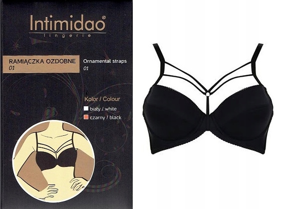 

Intimidao Ramiączka Ozdobne Paski Straps Czarne 01