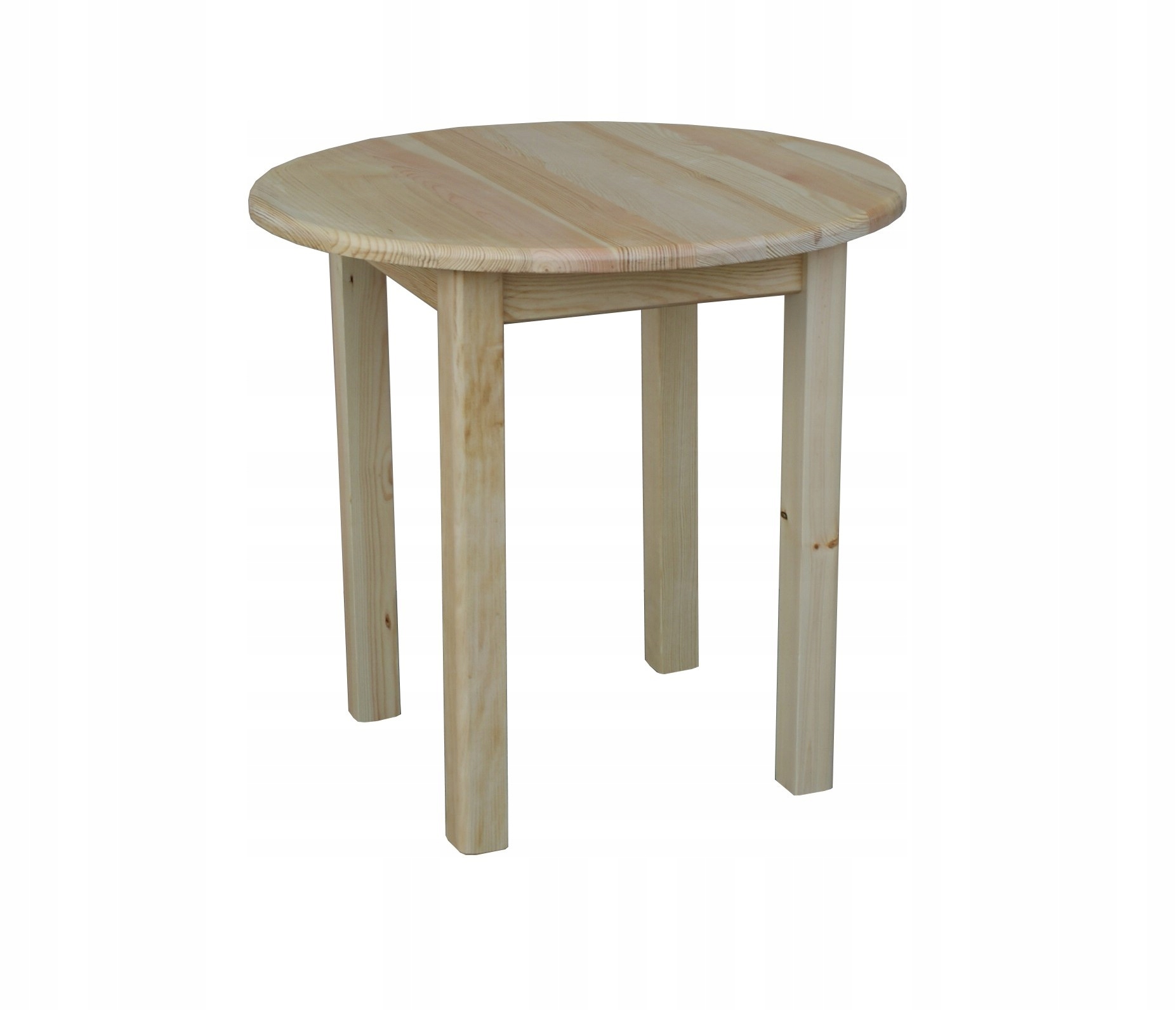 

Stół Kuchenny Okrągły Sosnowy Solidny 70cm jasny