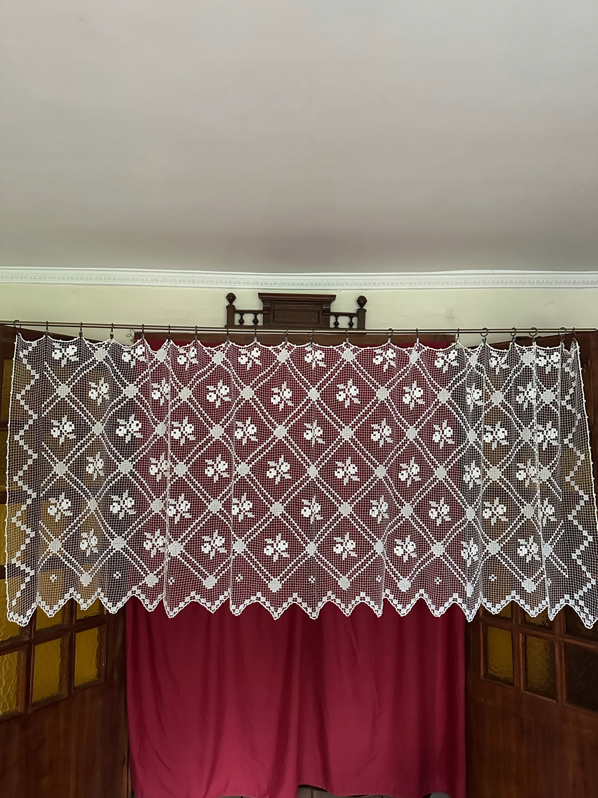 KOŁKOWA FIRANKA - LAMBREKIN 260X105