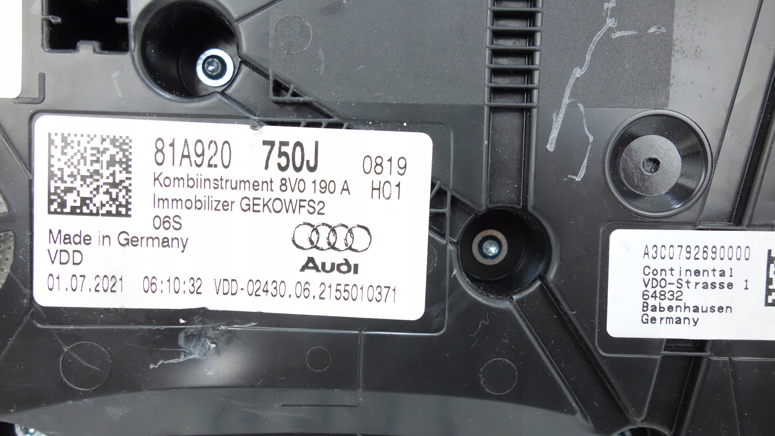 AUDI Q2 81A 2016- budíky budiky 81A920750J
