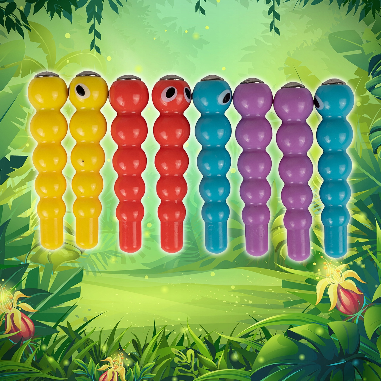 DZIĘCIOŁ I ROBACZKI GRA ZRĘCZNOŚCIOWA MAGNETYCZNA DLA DZIECI CAŁEJ RODZINY Marka MalPlay