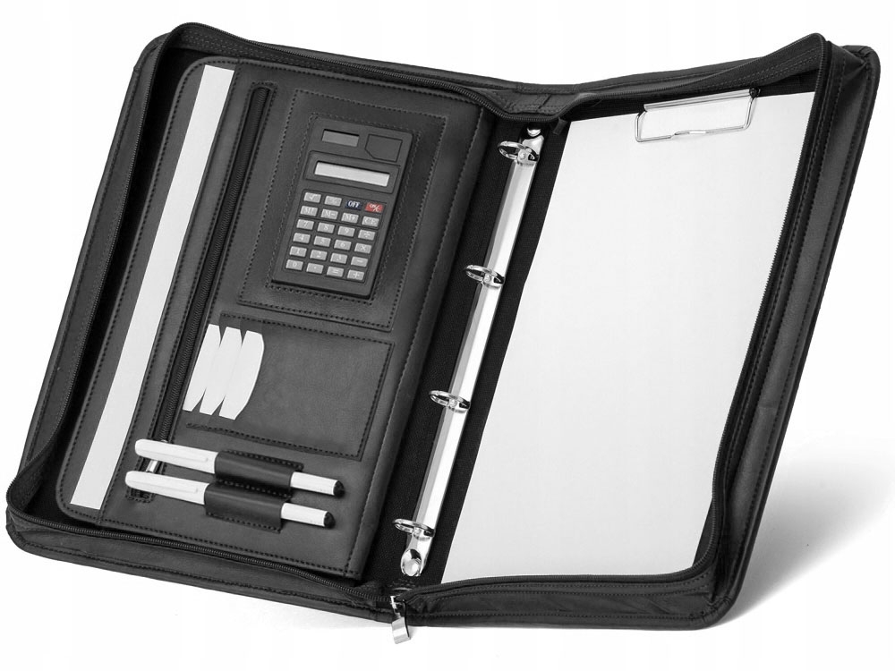 AKTÓWKA TECZKA KONFERENCYJNA BIWUAR A4 KALKULATOR