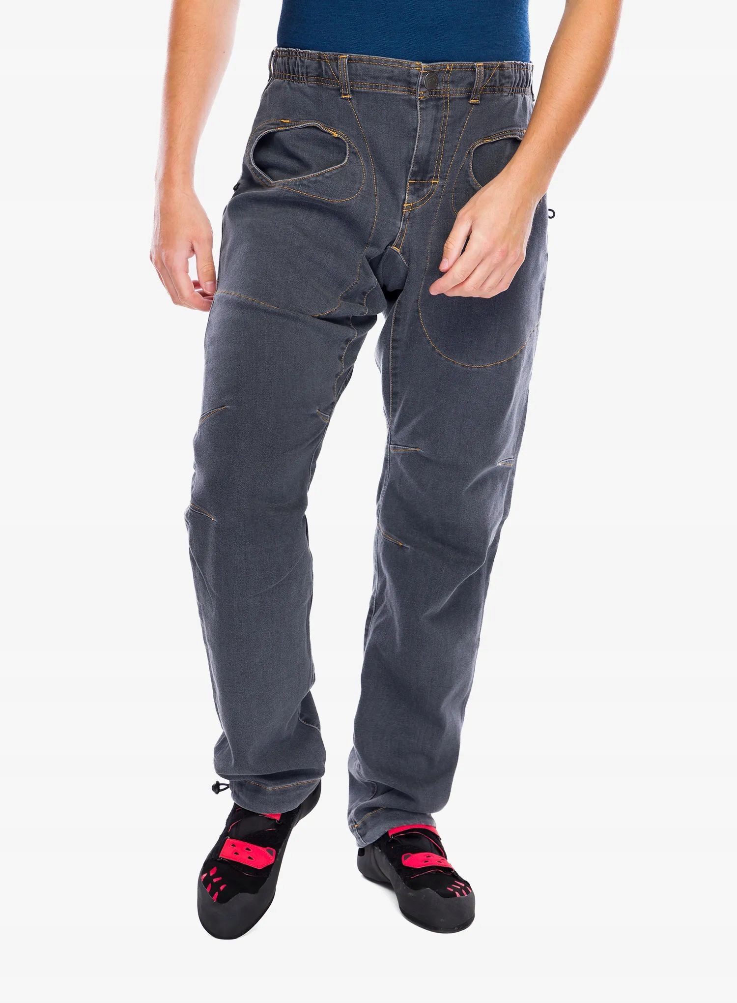 Lezecké kalhoty E9 Rondo Denim 2.3 šedá XL