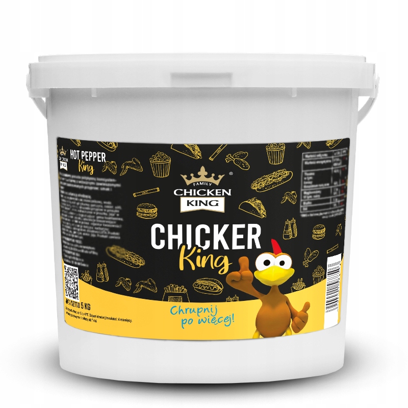 Omáčka Chicker King pro křupavé kuře Chicken King Sametový kbelík 5 kg