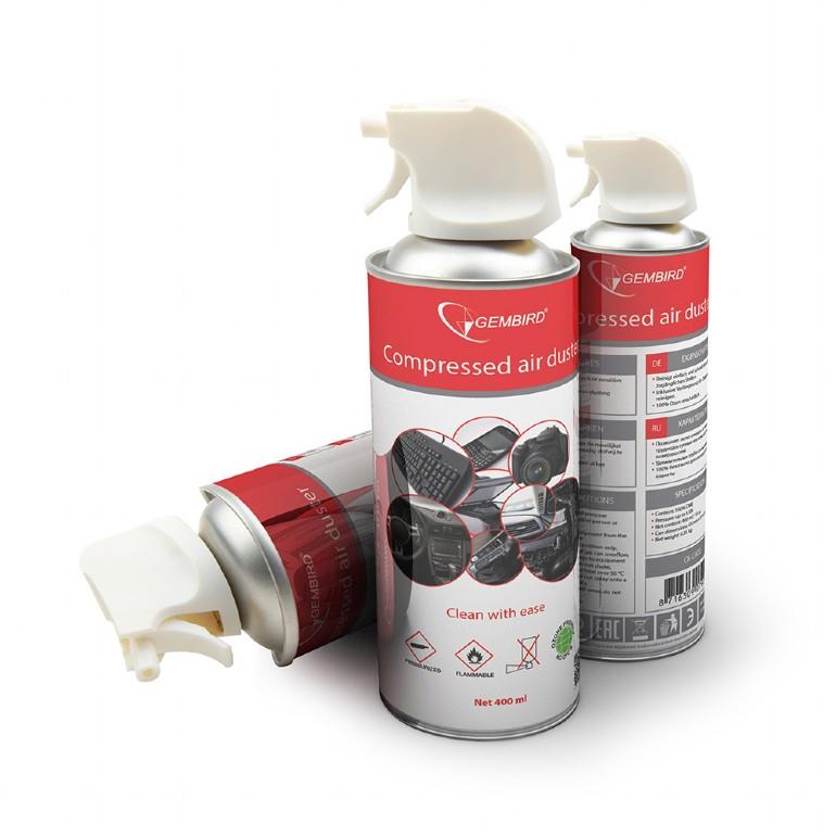 

Sprężone powietrze 400ml Gembird CK-CAD-FL400-01
