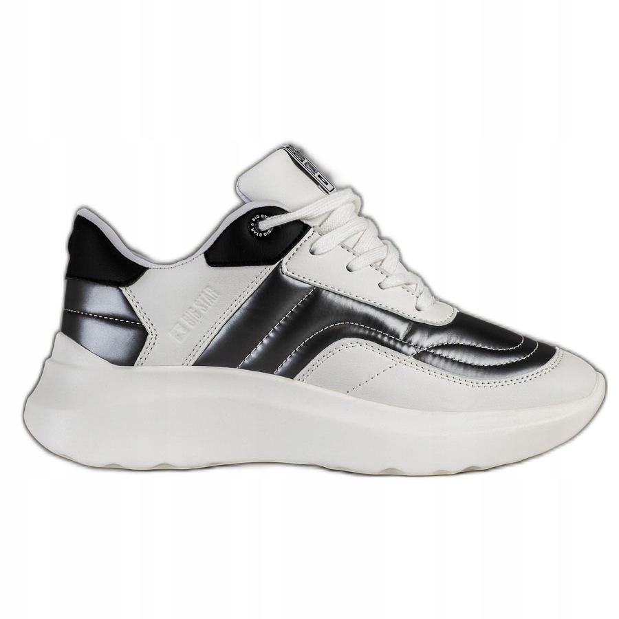 

Białe Skóra ekologiczna Buty Big Star r.38