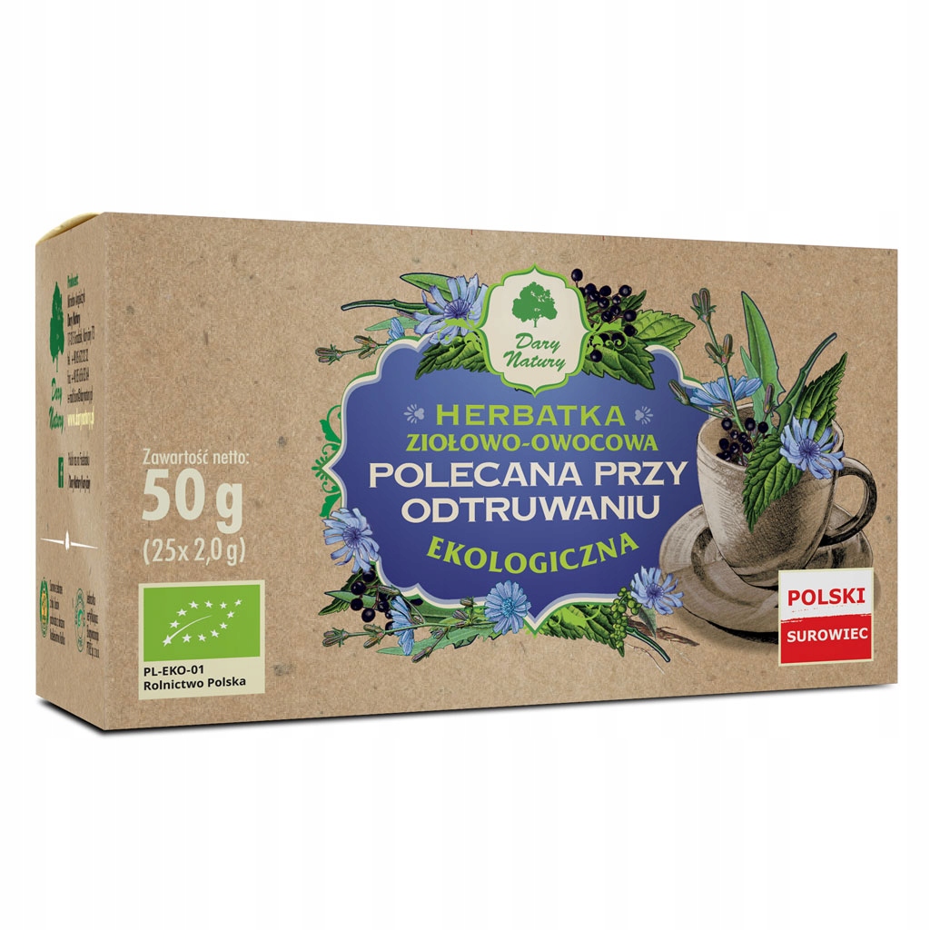 

Polecana Przy Odtruwaniu Eko herbata ekspresowa