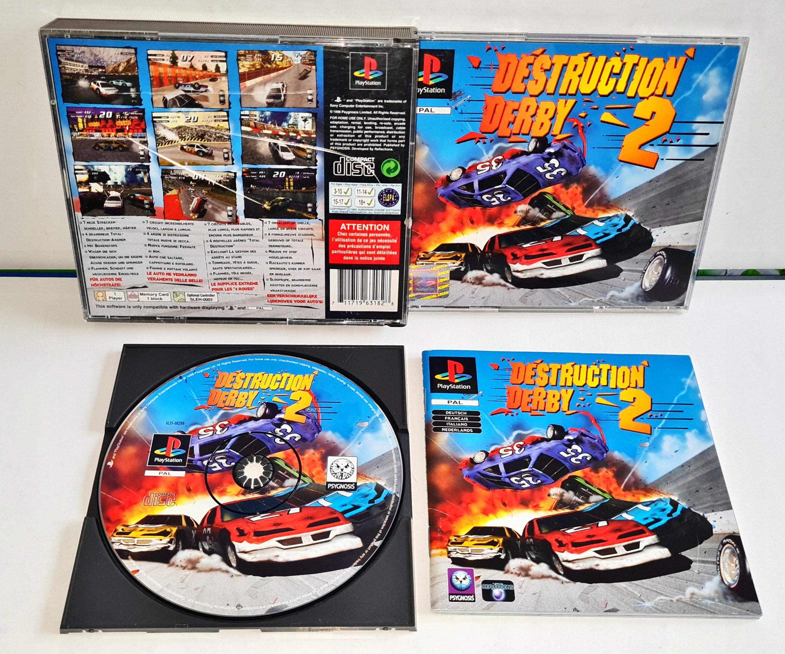 Gra Destruction derby 2 PSX BIG BOX