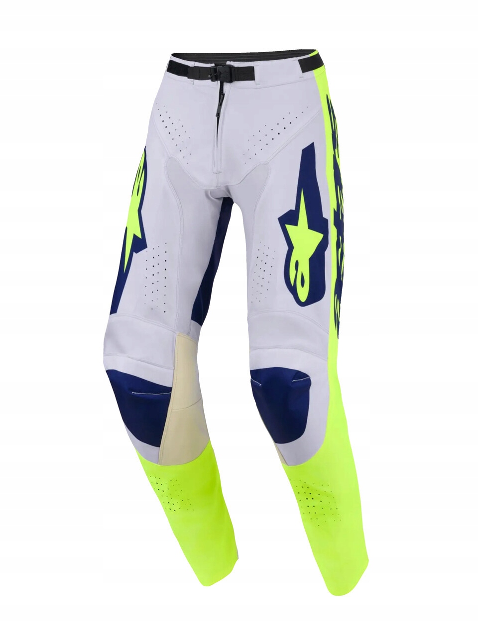 Nohavice Alpinestars Racer Air Riway gray/yellow/blue 32
