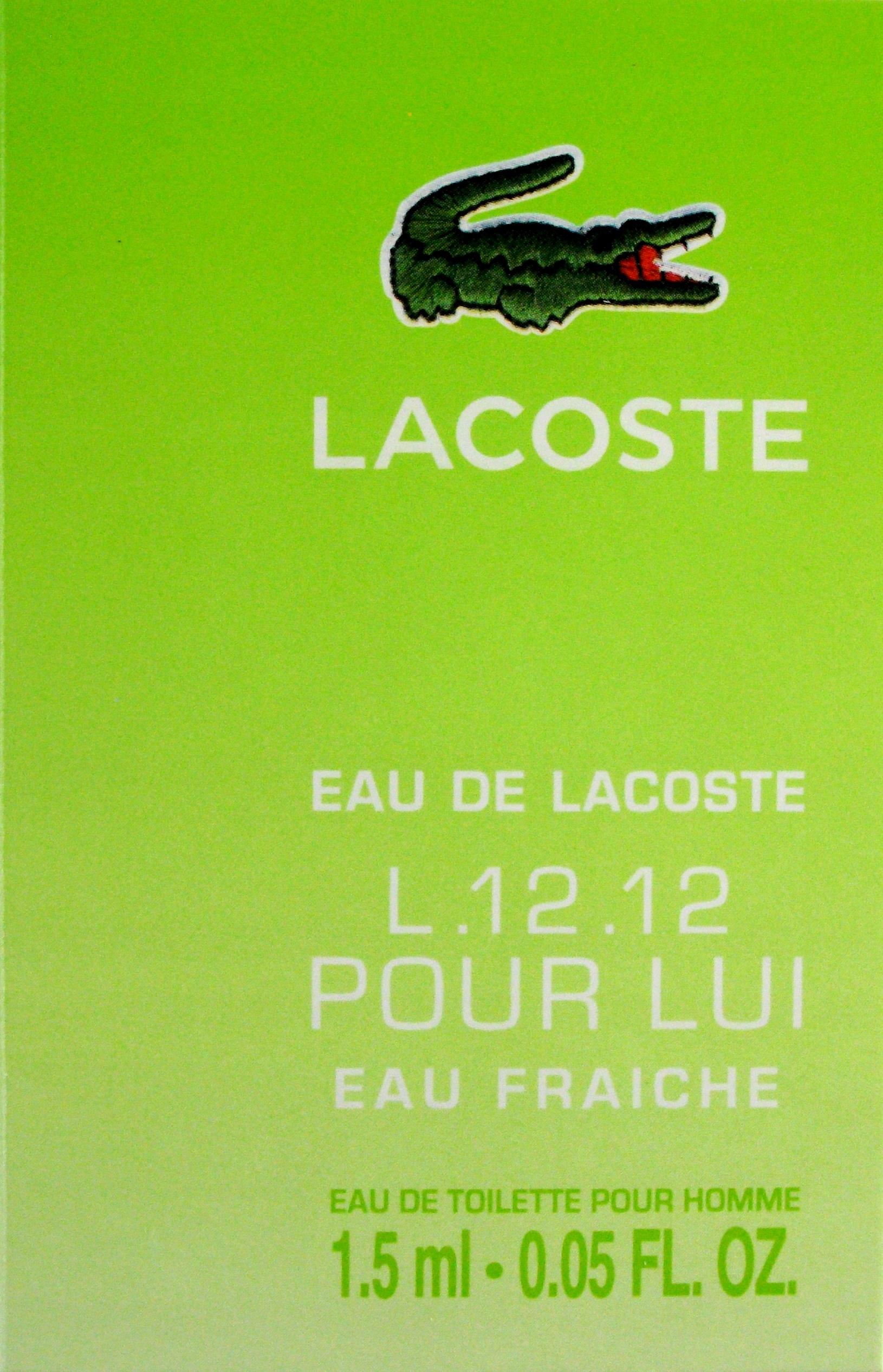 Lacoste L.12.12 Pour Lui Fraiche 1,5 ml edt próbka