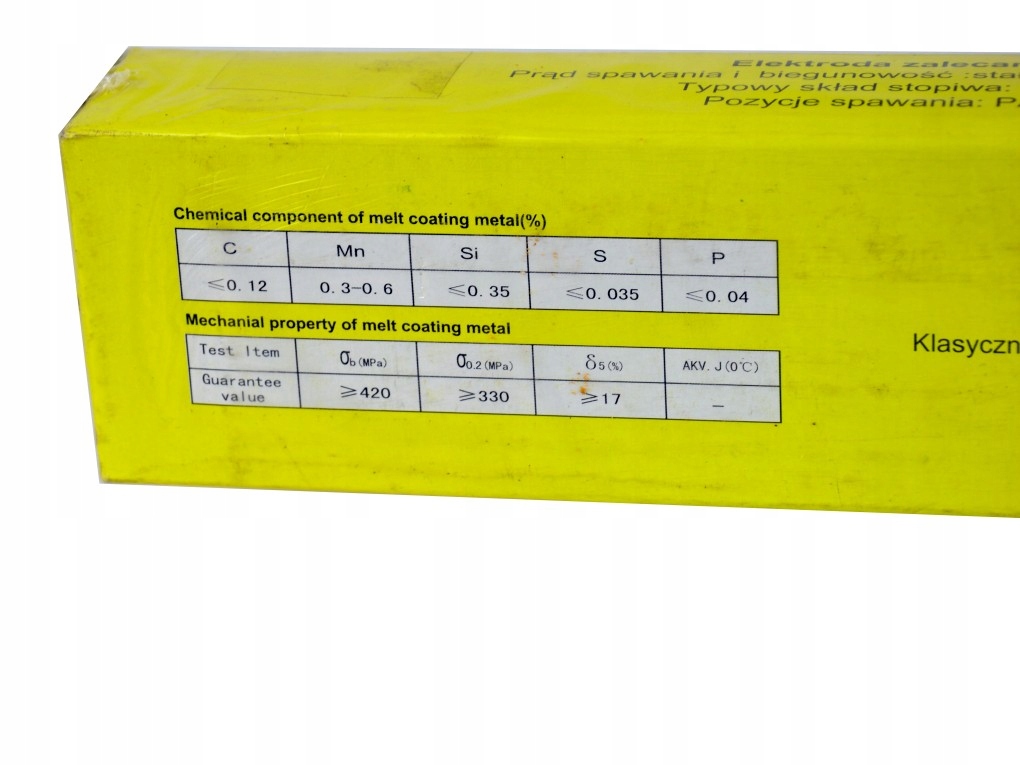 ELEKTRODY SPAWALNICZE 4MM ROŻOWE 5KG Marka Geko