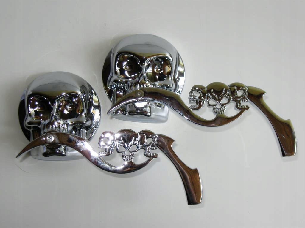 

Lusterka Lusterko Czacha Czaszka Chromowane Chrom