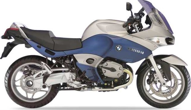 Samolepky Na Motocykl Juula Pro Bmw R 1200 St 2005-2007 Stříbrno-modré