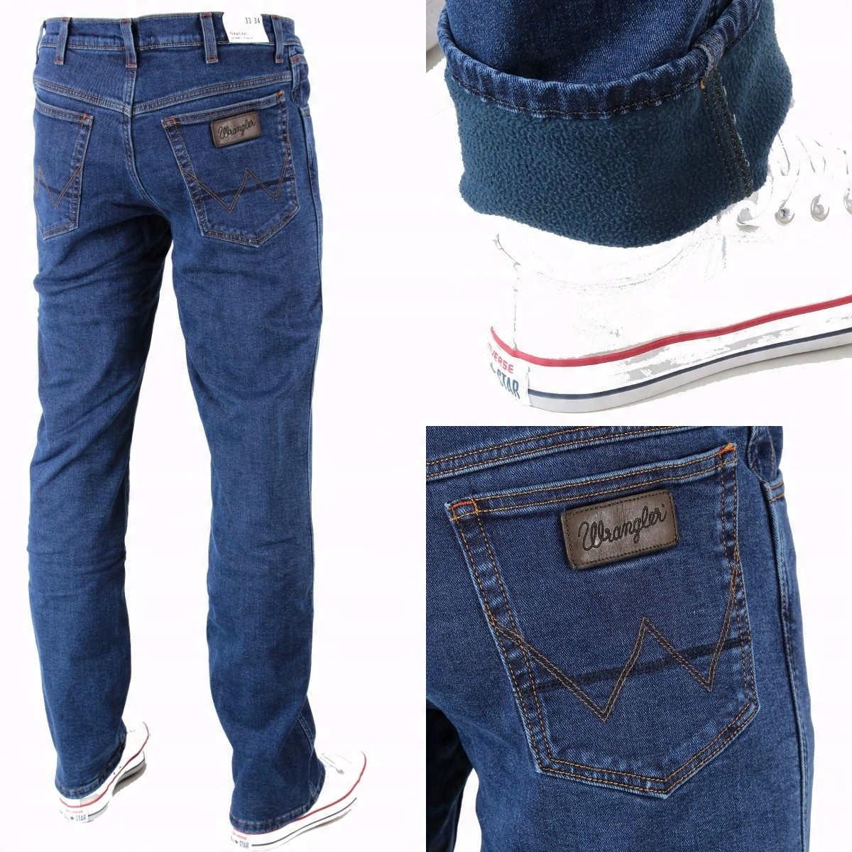 

Wrangler Texas -Ocieplane- Polar- Jeansy W33 L34