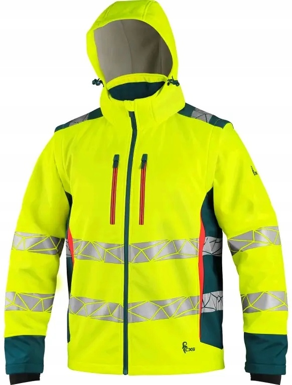 Cxs Bedford Odblaskowa Wodoodporna Kurtka Kamizelka Softshell roz. XXL