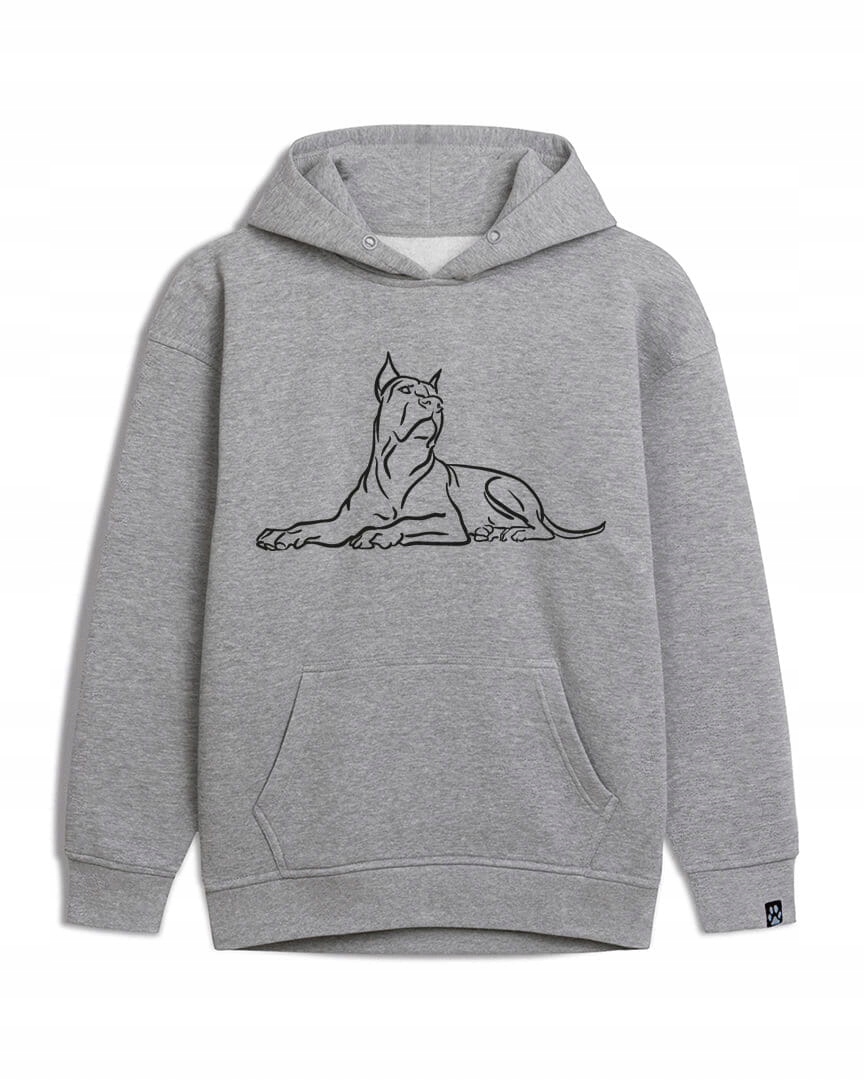 Mikina unisex s kapucí plemene psa Pitbull