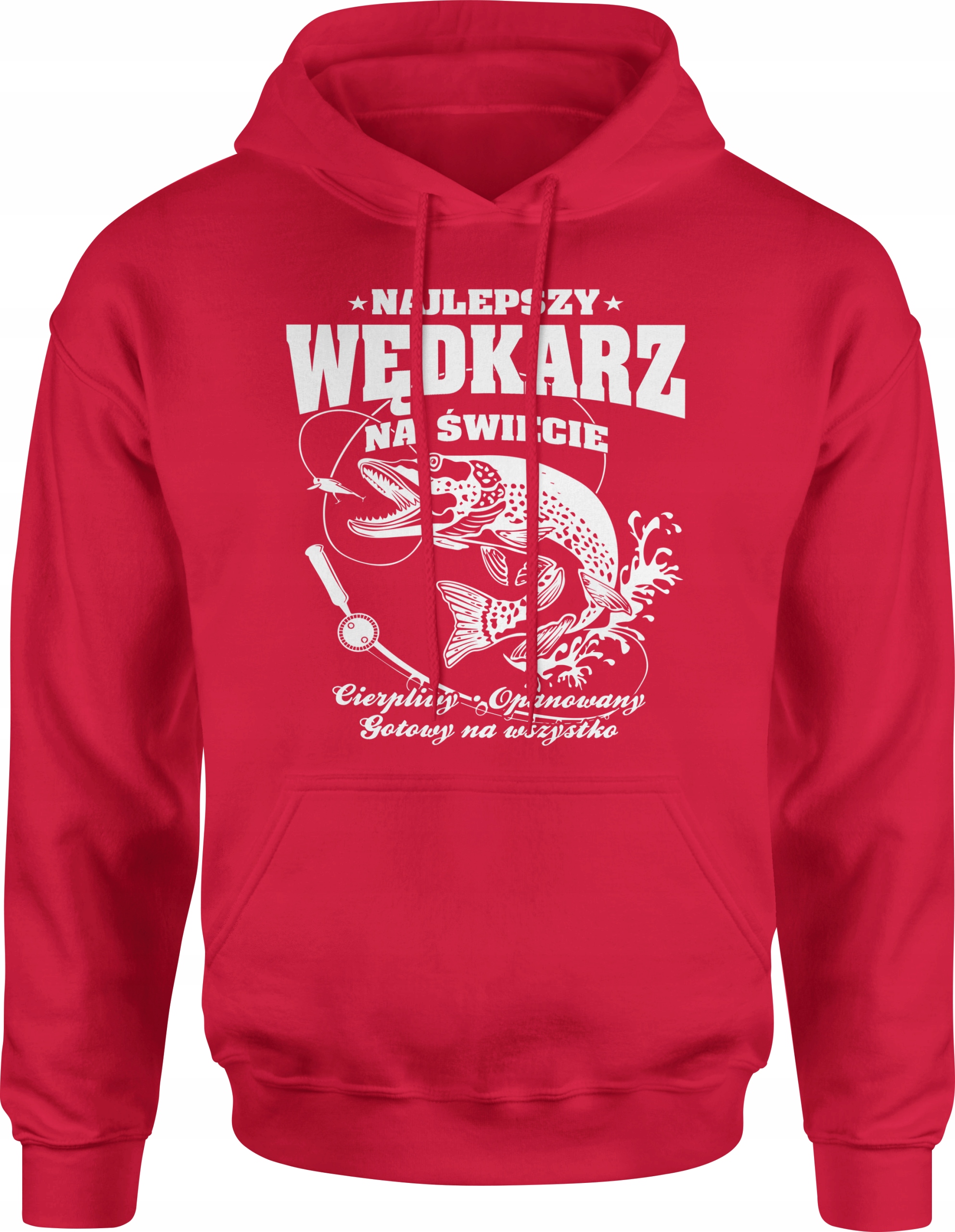 

Męska Bluza Z Kapturem Prezent Dla Wędkarza R. L
