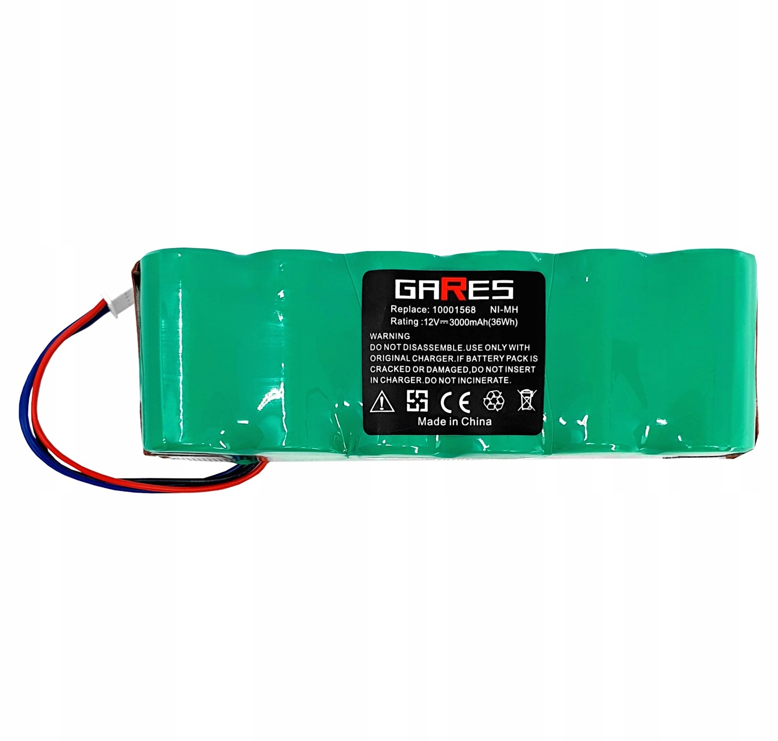 Bateria Akumulator do Irobot Roomba Combo ZJ1517-HFR 3Ah 12V Kolor dominujący zielony