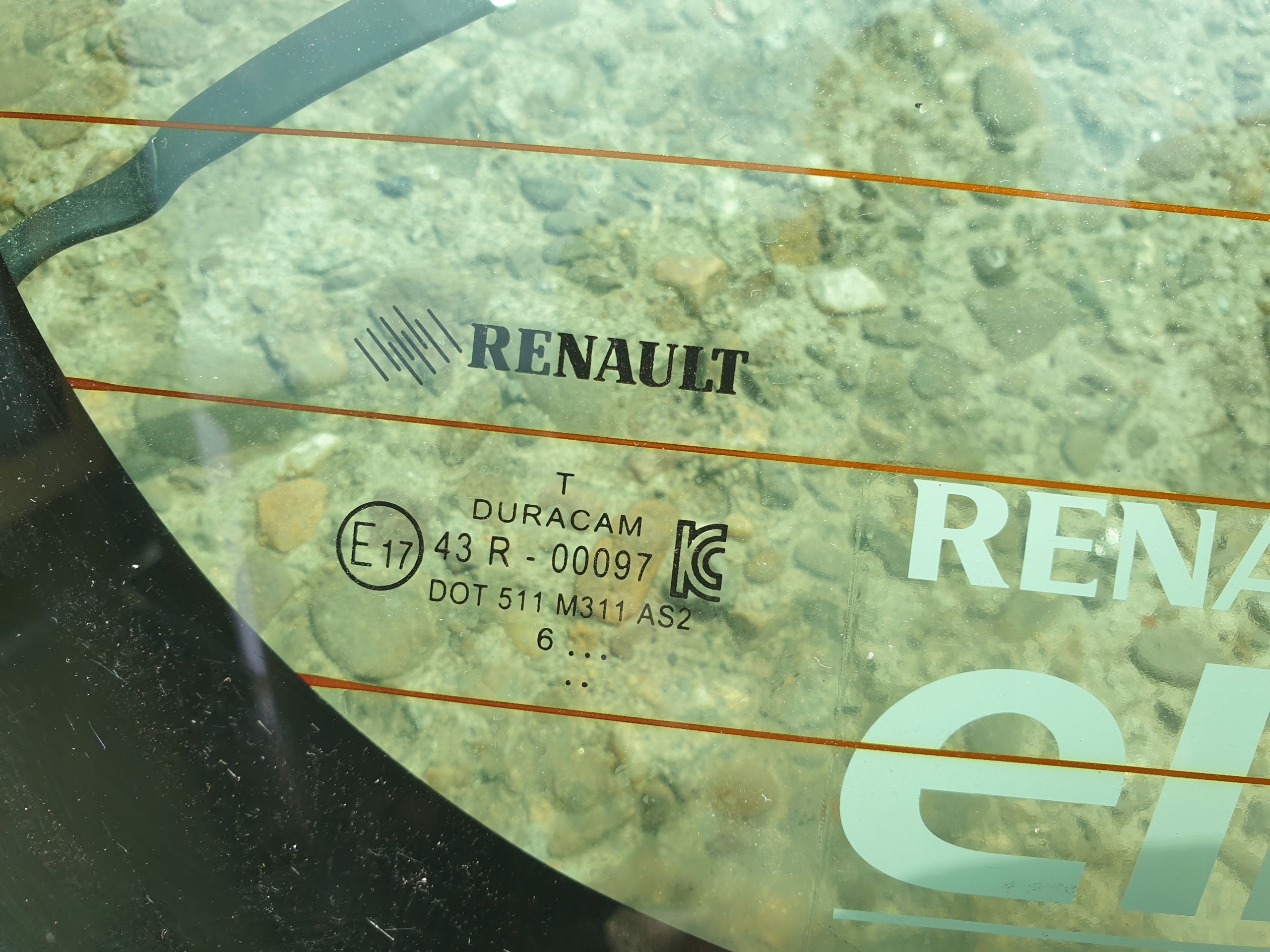 window rear RENAULT CLIO 4 IV 2013- HB 2016 ROK