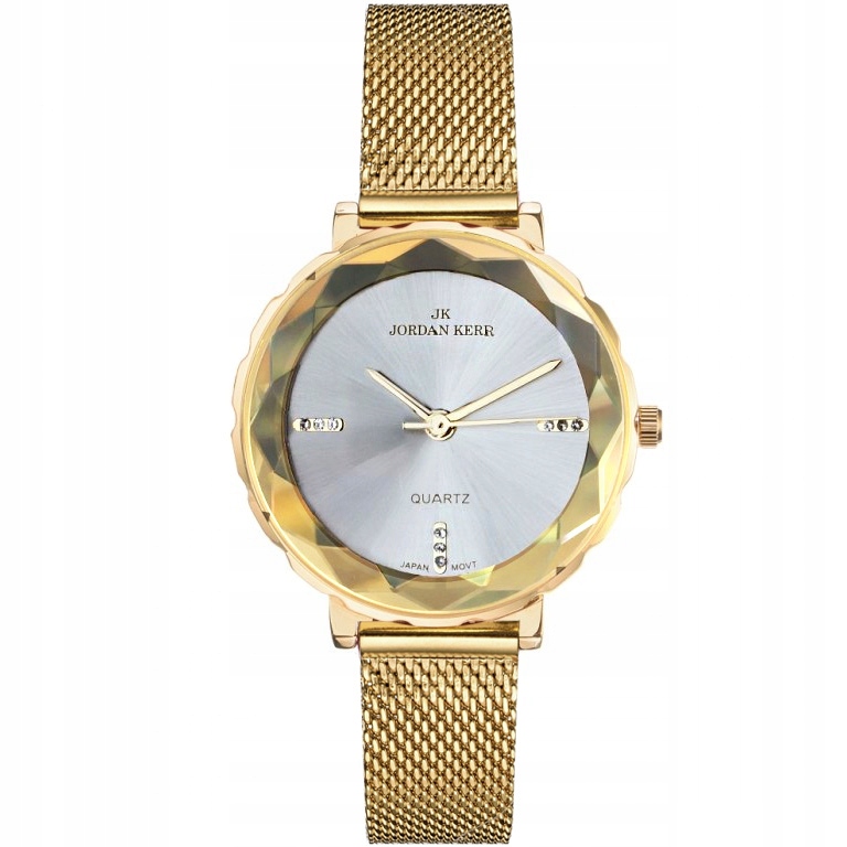 

Zegarek damski Jordan Kerr Massica siatka mesh Box