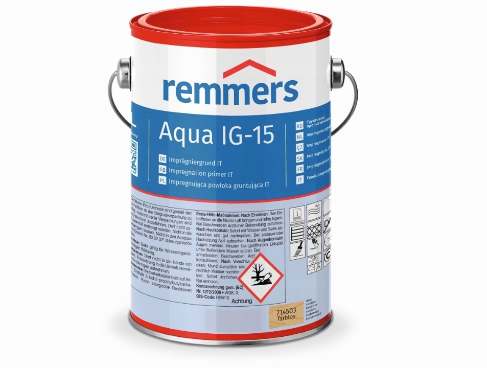 Remmers Aqua IG-15 Podkład impregnujący wodny Farblos 5L