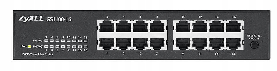 Prepínač Zyxel GS1100-16-EU0103F 16x10/100/1000