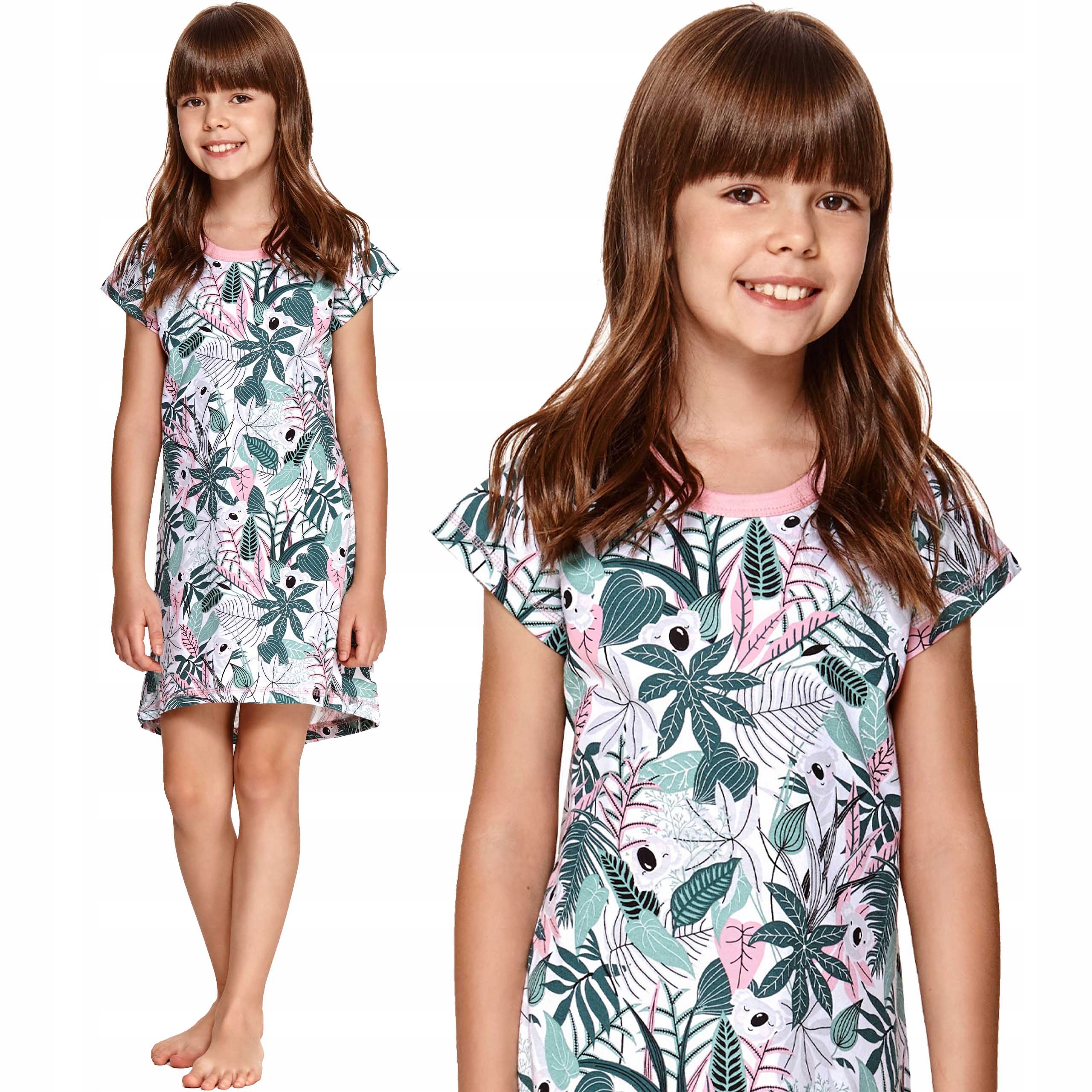 

Dziecięca Koszula Nocna bawełna krótki rękaw Taro