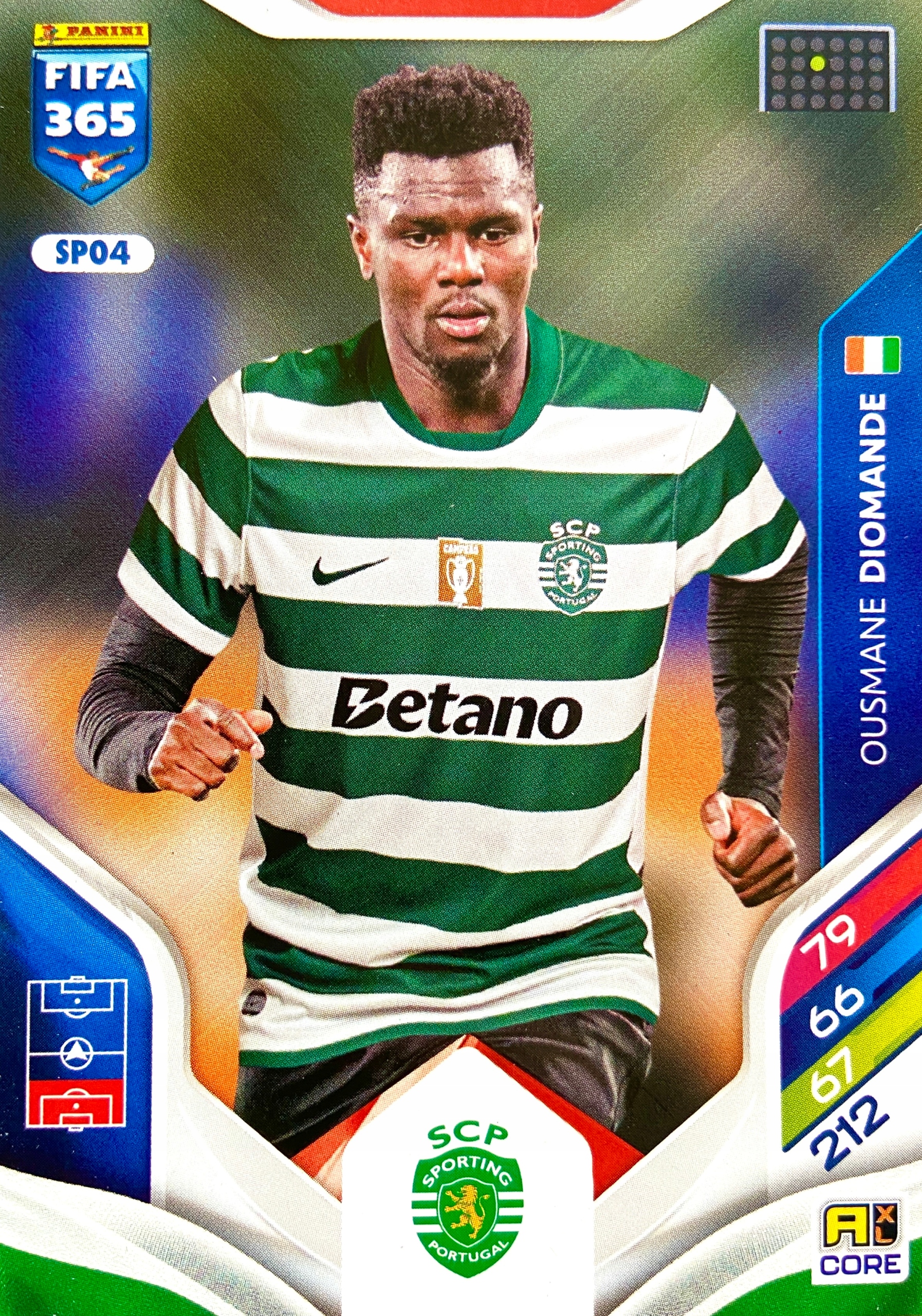 Panini Fifa 365 2026 Core Team Mate SPO4 Ousmane Diomande Sporting