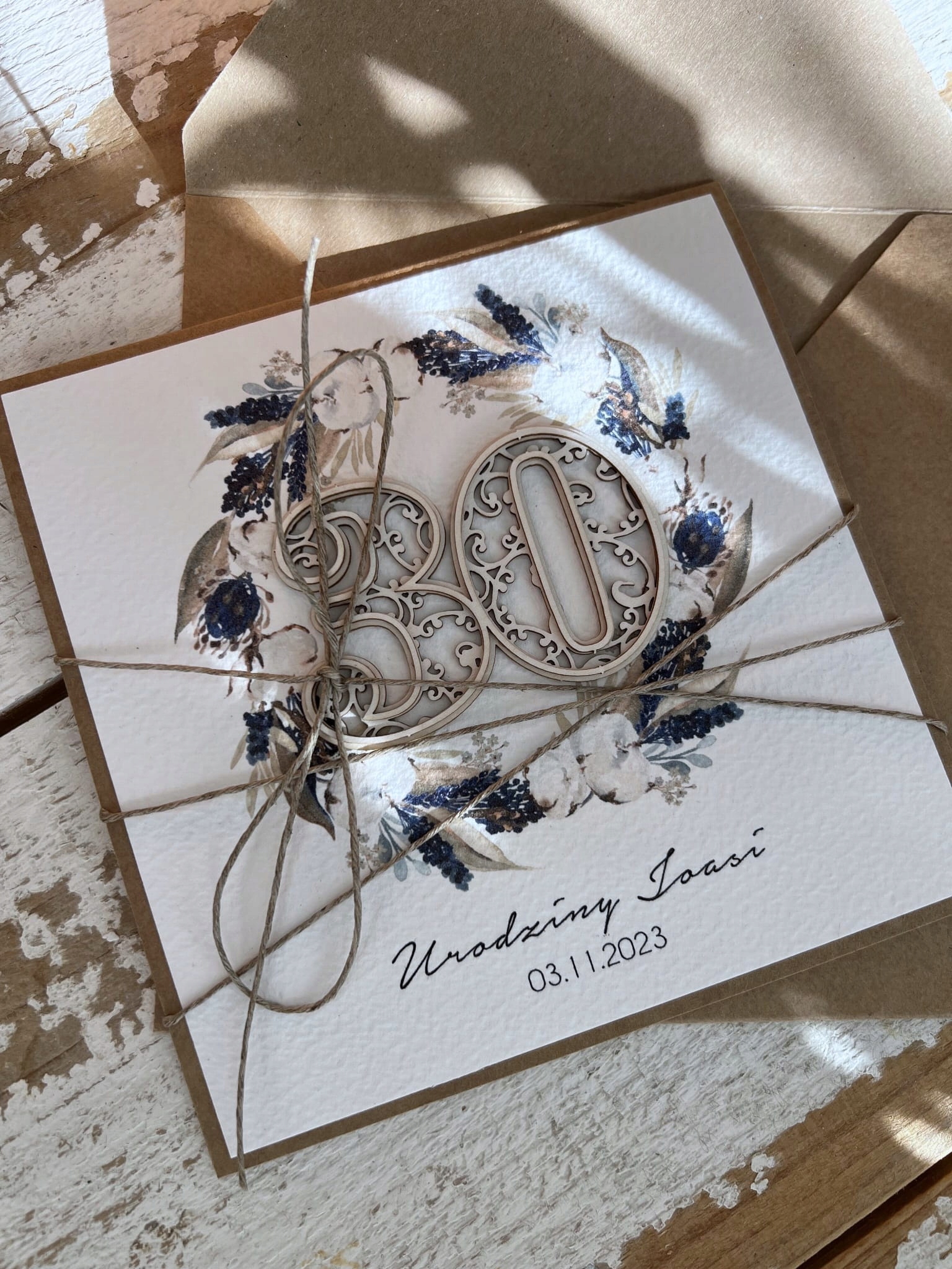 Výjimečná ručně vyrobená přáníčka k 30. narozeninám