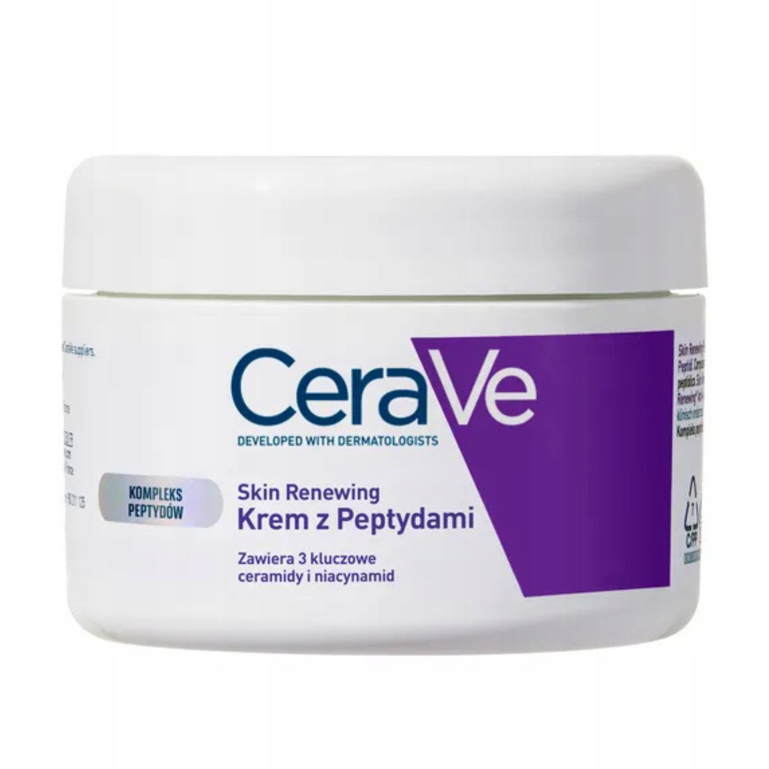 Cerave Skin Renewing krem z peptydami i ceramidami dla jędrnej skóry 48 g