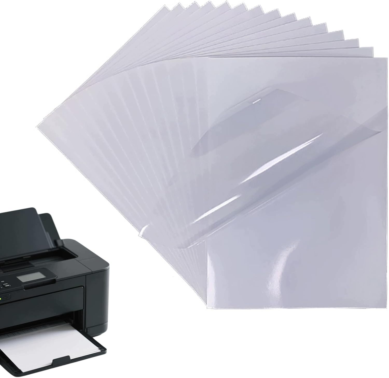 Papier samoprzylepny winylowy A4 biały 20 arkuszy do drukarki atramentowej