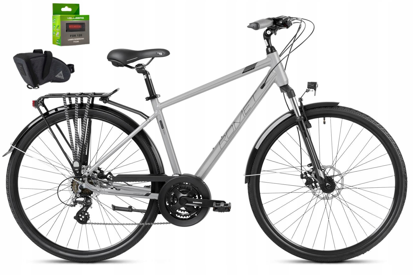 Rower 28 Romet Wagant 2 szaro-grafitowy 19"