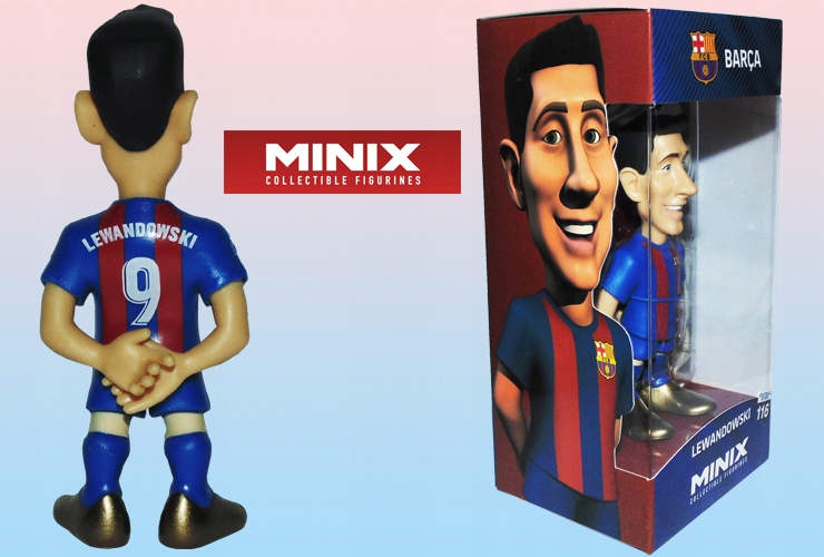 Banbo Toys Barcelona Minix Lewandowski 12cm Figure