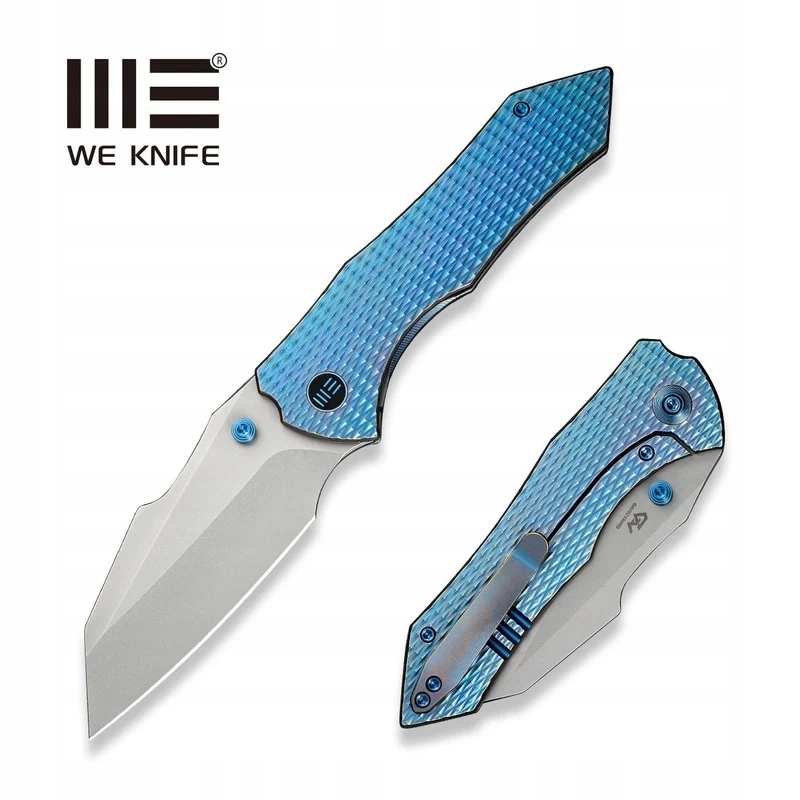 Zavírací Nůž WeKnife High-Fin XL modro-fialový Cpm 20CV od Gavko Knives.