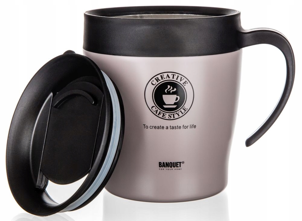 Termos Kubek termiczny TAZZA 330ml latte Banquet Pojemność 0.33 l
