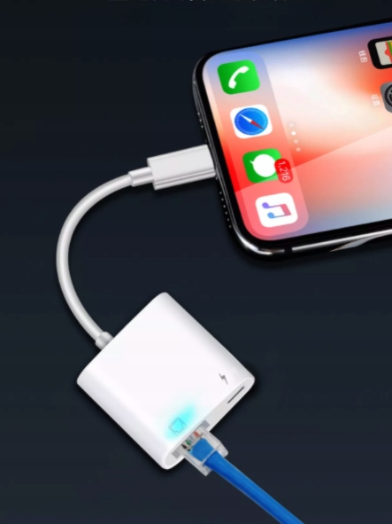 Adapter Przejściówka Kabel Lightning Ethernet Rj45 LAN iPhone iPad EAN (GTIN) 5904507520472