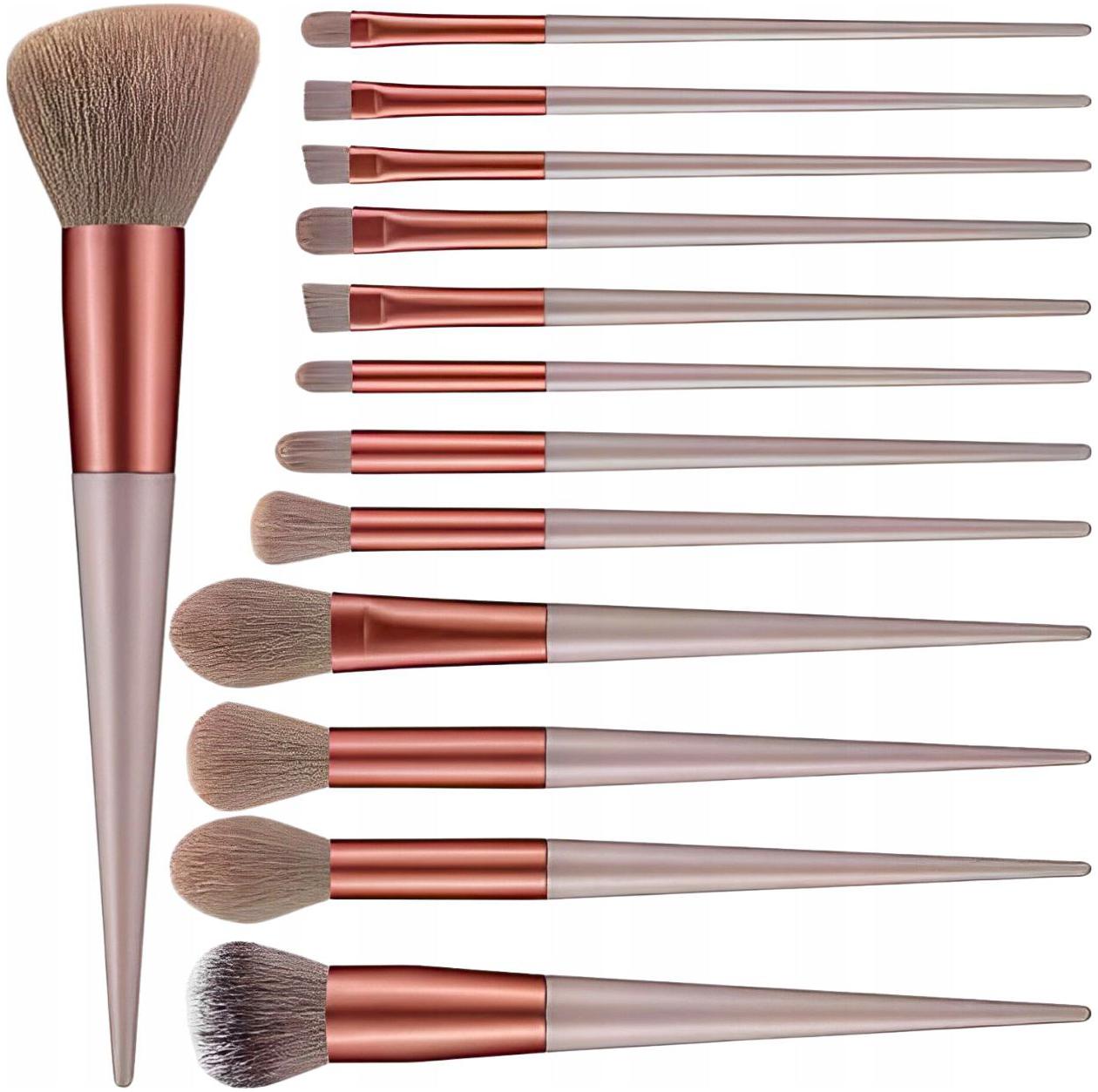 Zestaw pędzli 13 do makijażu Profesjonalnych+Etui
