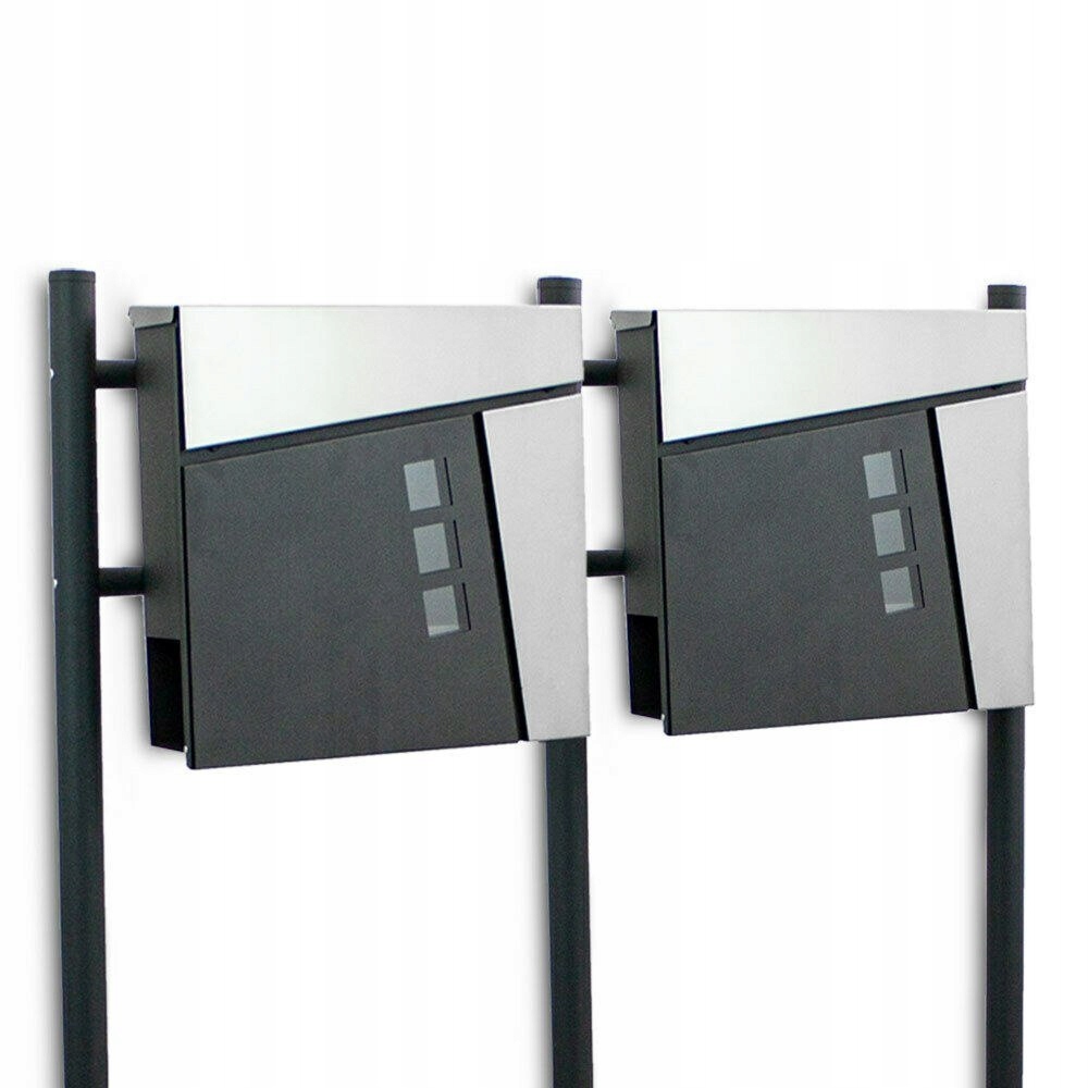 Почтовый ящик двойной отдельно стоящий для писем с