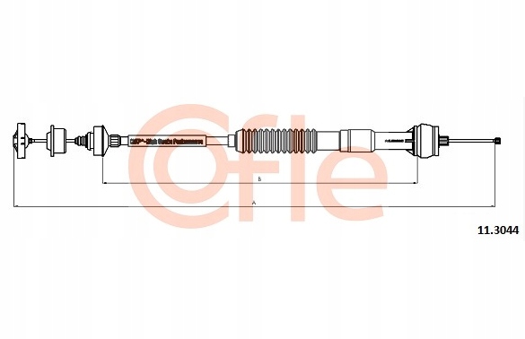 Linka sprzęgła PEUGEOT 306 1.6 Cofle 11.3044