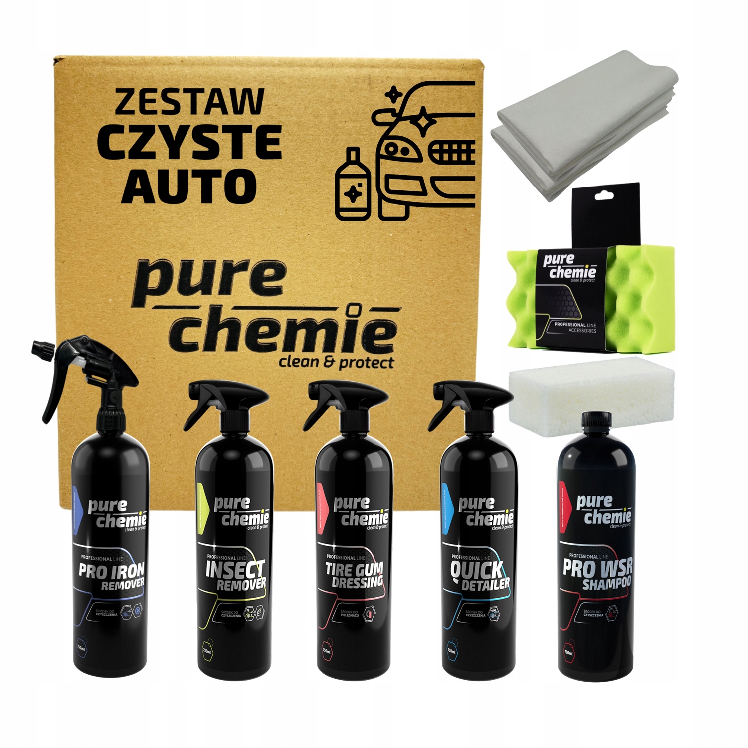 Pure Chemie Sada Čisté Auto Komplexná Sada Na Umývanie Auta