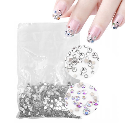 

Cyrkonie 1440szt Ozdoby Do Paznokci MIX Kryształki